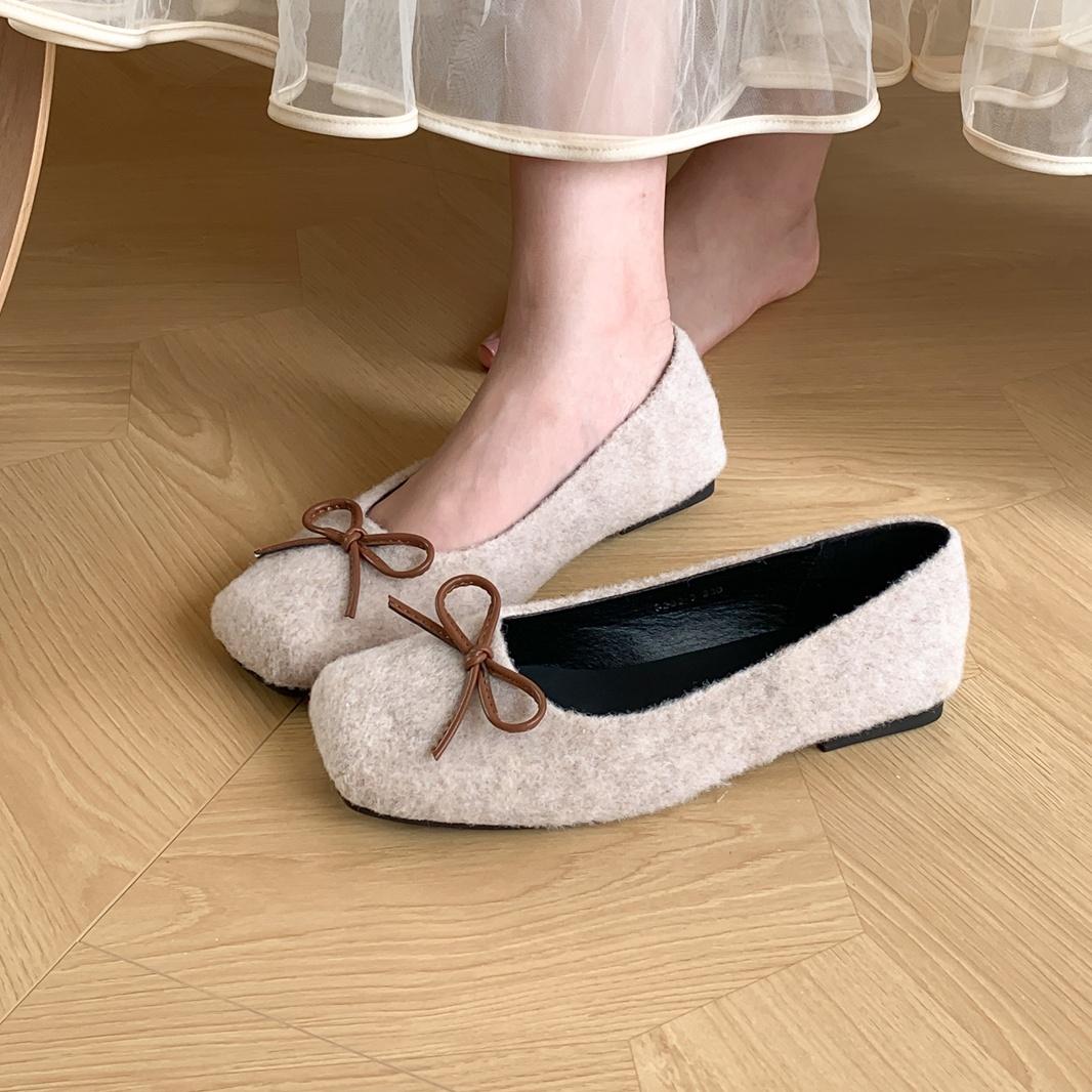 

Мода Bailamos Новые Женские Мягкие Балетки Мода Круглый Носок Мелкие Слипоны Туфли Мэри Джейн Мягкая Подошва Уличные Платье Балетки 40 абрикосовый