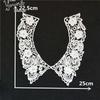 Fashion style White Lace Fabric Neckline Embroidery Applique Lace Collar DIY Trim Sewing Clothing Accessories Craft Supplies