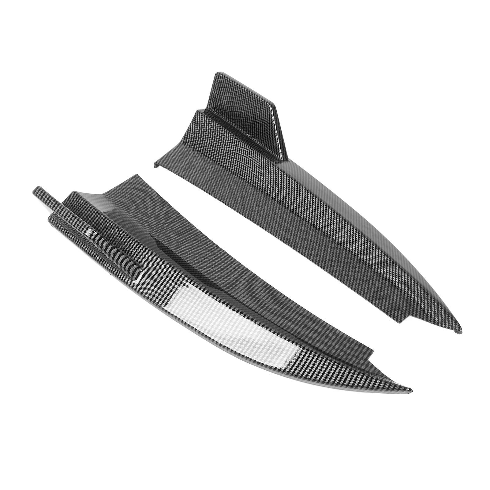 

2PCS Rear Bumper Side Diffuser Left Right for Benz C‑Class Coupe C205 AMG Line C43 C63 2015 to 2021 Carbon Fiber Style