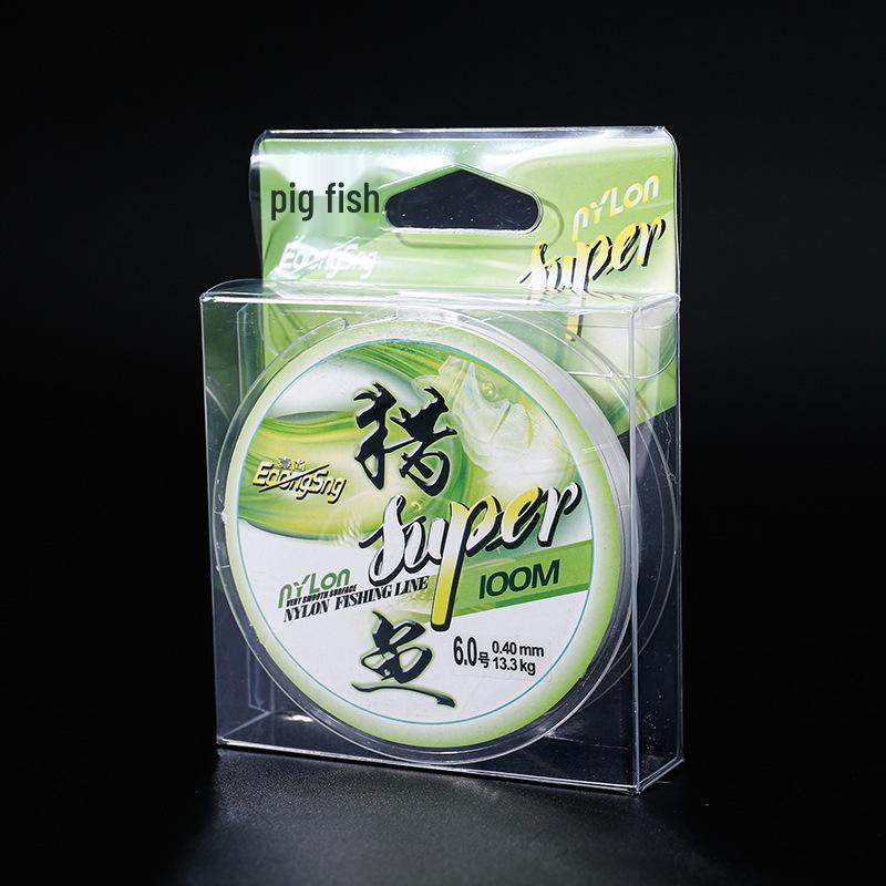 100m Transparent Nylon Fishing Line for Sea Rods - Durable Tackle for Hunting Fish