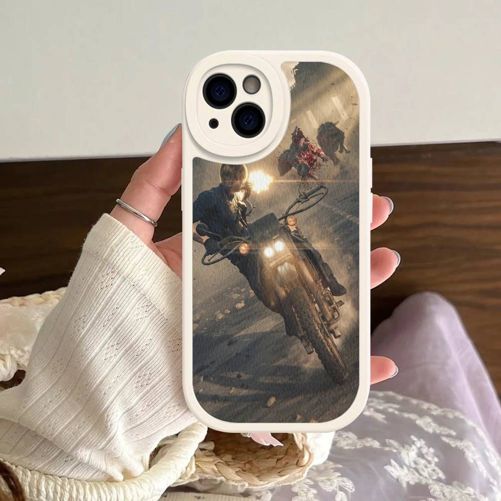 R-RESIDENT GAME E-EVILS Leather Phone Case For iPhone 16 15 14 13 12 11 Pro Max Plus Cover
