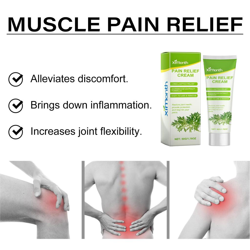 50g Wormwood Tendon Pain Relief Cream Relieve Hand and Foot Joints Lumbar Cervical Knee Tendon Pain Cream