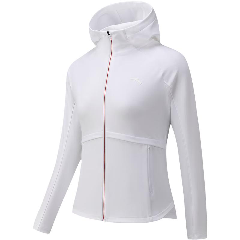 Anta CHN Series Women's Lightweight Warm Fleece Hooded Training Jacket
