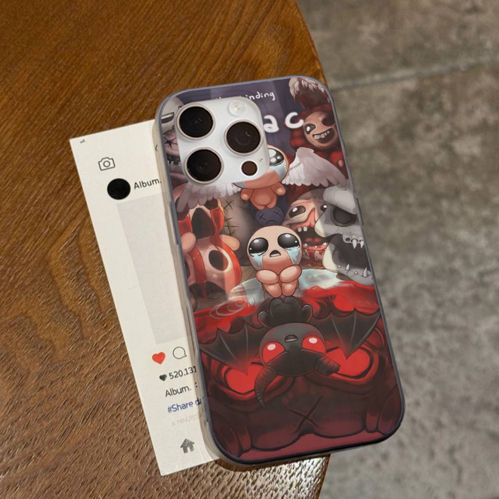 Classic Game The Binding Of Isaac Phone Case For IPhone 17 16 15 14 13 12 11 Pro Max Plus Corrugated Bumper Back Cover Shell