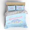 Tuxedo Sam Sanrio Bedding Set Hello Kitty Children Fashion 3 Pieces Set King Size Bed Set US Twin Adult Bed Cover Bedroom Duvet