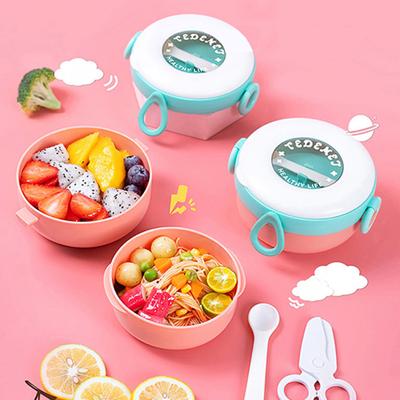 Leicht zu tragende Bento-Box für Kinder, nützlich, BPA-frei, für Babys und Kinder, für Outdoor-Camping, Picknick, Lebensmittelbehälter, Schulbedarf, 940/970 ml Aufbewahrung
