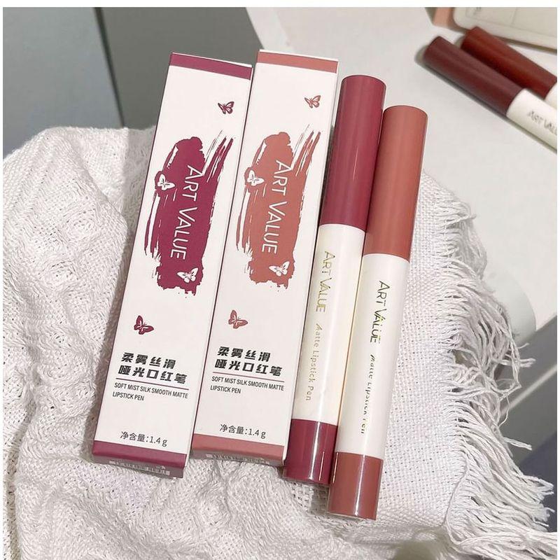Art Value - Soft Silky Matte Lipstick Pen - 6 Colors