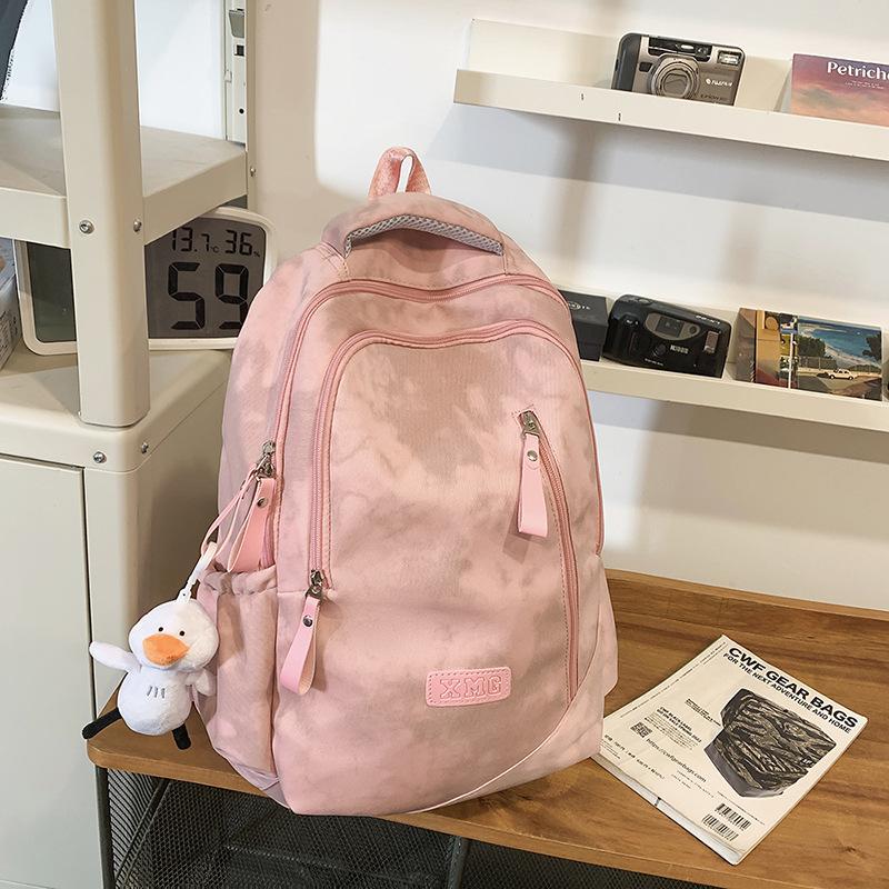 School bag new trend college student couple casual backpack style versatile youth student backpack