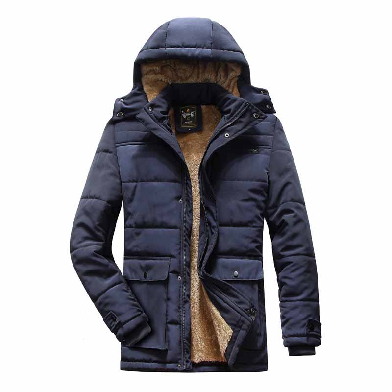 

Мужская зимняя большая утолщенная плюшевая одежда с хлопковой подкладкой 8XL синий