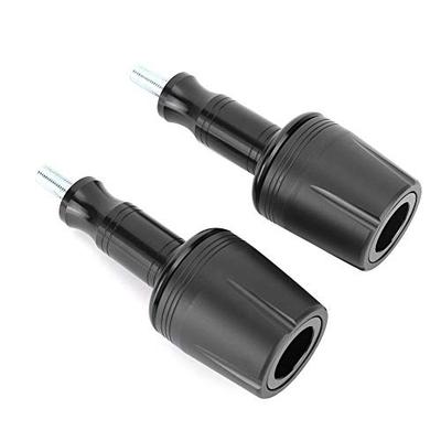 Sturzpads, Qiilu Sturzpads Sturzpads, Motorrad Rahmenschieber Antikollisions Sturzpads Passend für Kawasaki Z125 Z250 Z300 (Schwarz)