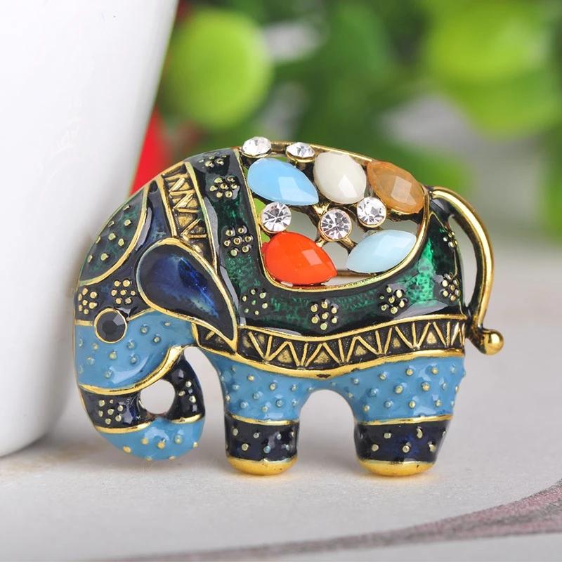 

Thailand Elephant Shape Brooch Colorful Enamel Resin Brooches Pins For Women Kids Scarf Clothes Hat Accessories J… More