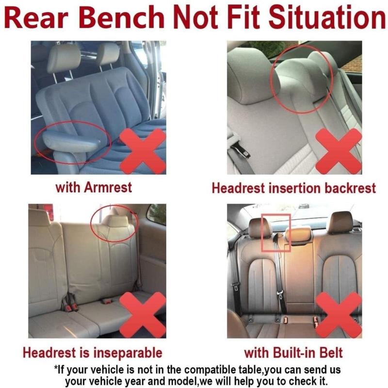 Car Seat Cover Full Set Universal Interior Accessories For 5 Seats Car