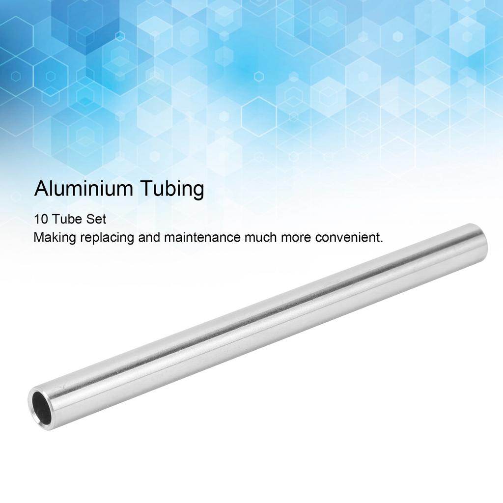 10 Pièces Tube en Aluminium Tube Sans Soudure Tube Droit 8x6mm Longueur 3.9in Accessoire 6100‑0608‑0100