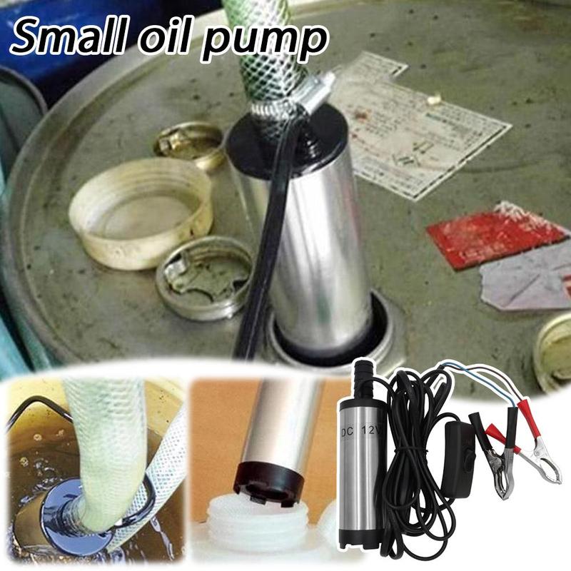 Electric Fuel Transfer Pump Water Oil Transfer Refueling Submersible Pump For Diesel Water Pump 12V 38mm For Car Motorbike