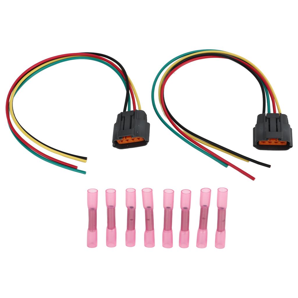 2PCs Connector Plug Pigtail Harness T2T52971SPEC 4Pin Replacement for Mazda B2200 B2600 1990?1993