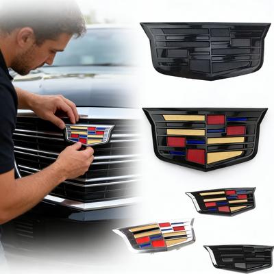 ABS Auto Voorgrille & Achterklep Embleem Badge Sticker voor XTS XT5 XT6 ATSL SRX BLS CT4 CT5 CT6 Buitendecals