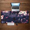 Cute Black Cat teclado mousepad Office Computer Desk Mat Table Keyboard Big mouse pad Laptop Cushion Nonslip Deskpad Home Decor