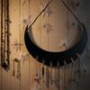 Bat Hook Coat Hanger Wall Mounted Rustic Black Bat Key Holder Heavy Duty Decorative Wall Hook for Mudroom Towels Hat