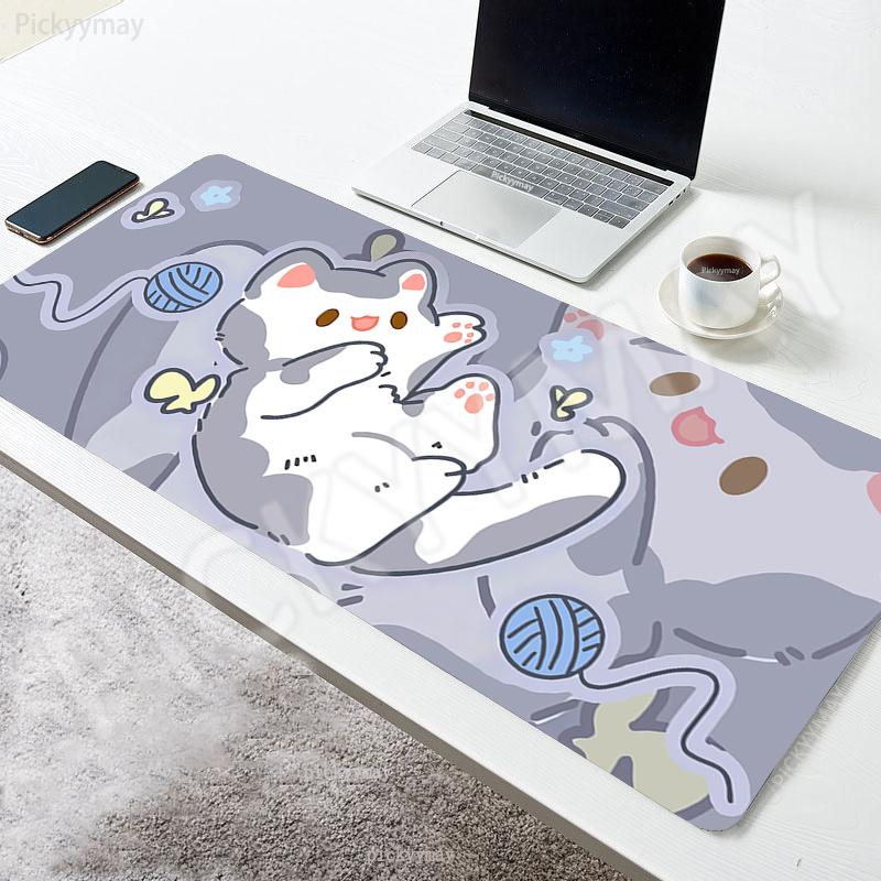 Anime Mouse Pads Cute Cat Table Mats Computer Mousepad Company Big Desk Pad xcm Large Gamer Mousepads Mouse Mat
