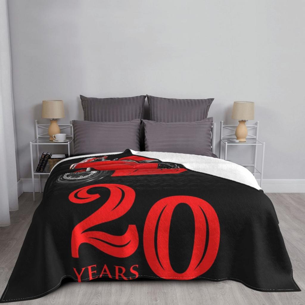 Quartararo Motogp El Diablo 20 French Motorcycle Racing Moto Blanket Flannel Throw Blanket Bedspread for Bed Room Picnic Couch