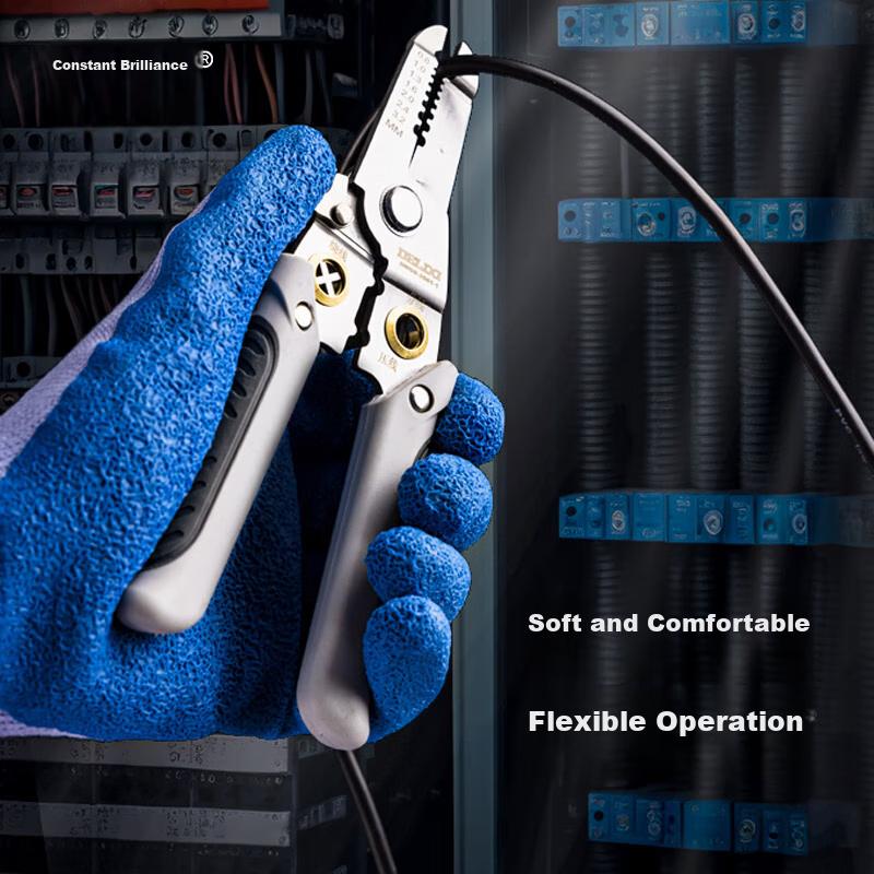 Insulation Gloves, 400V Electrical Low-Voltage Latex Rubber, Anti-Electric Shock, Non-Slip, Wear-Resistant, Protective Workwear, DGX31