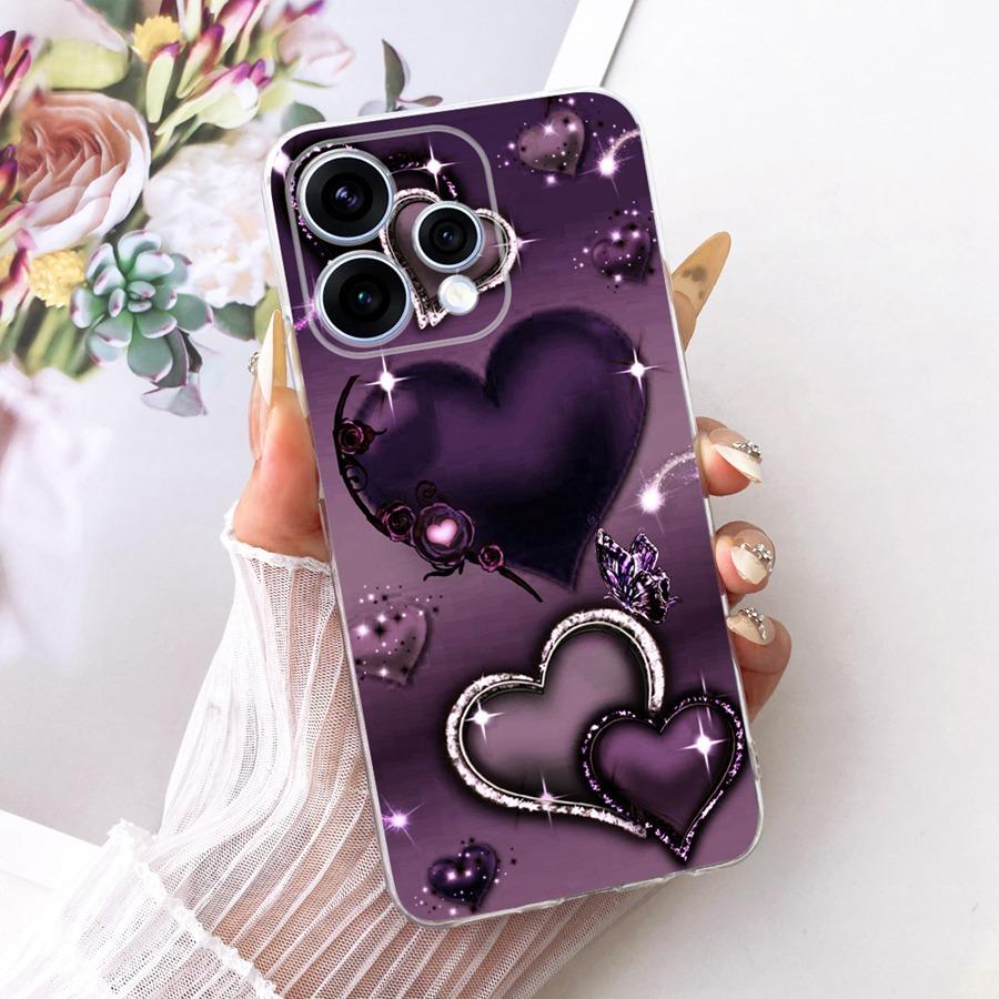Case For OPPO Reno15 15F Protective Case For OPPO Reno15 F CPH2801 Reno 15  5G Capa Flower Soft Silicon TPU Phone Cover