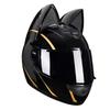 Women's Full Face Cat Ear Motorcycle Helmet - Universal for All Seasons