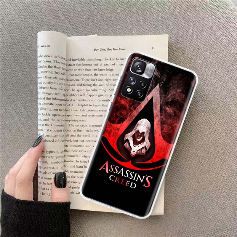 A-Assassins Game Creed Phone Case For Xiaomi Redmi Note 11 12 14 13 Pro Plus 5G 14S 4G 12S 10 10S 11T Pro 11S 11E Coque Fundas T