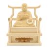 Kurita's Special Buddhist Statue [Prince and High Priest] Kobo Daishi Seated Statue, 1.8 Inches (total Height 11 Cm, Total Width 9 Cm, Depth 6.5 Cm),