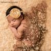 Unique Lace Embroidery Newborn Photography Props Soft Wrapping Cloth Photoshoots Baby Girls Photo Shoot Accessories