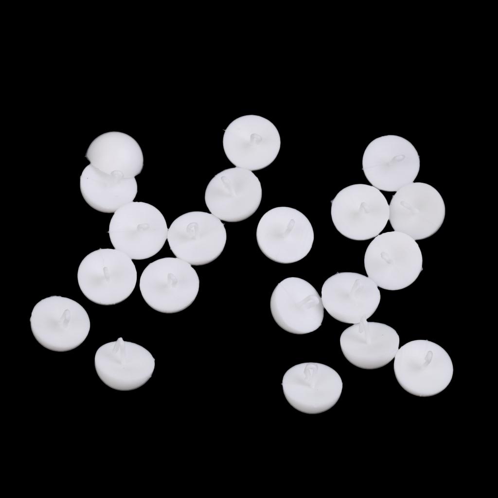 20pcs Round Tackle Beads Boilie Barbel Rod Fishing Tackle Terminals Rig