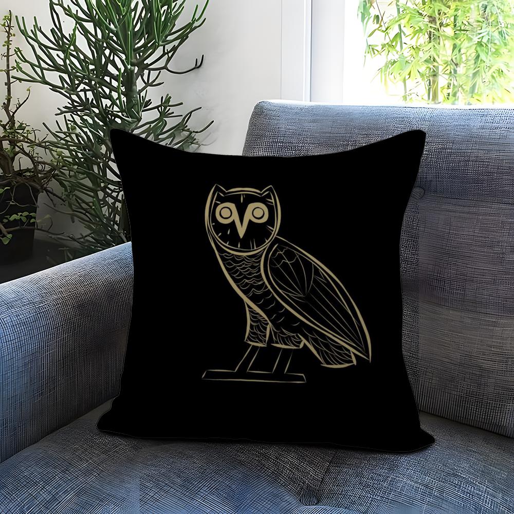 Luxury O-OvO O-OWLS Cushion Cover Comfortable Reversible Pillow Cover Ideal for Car Sofa Bedroom & Beyond