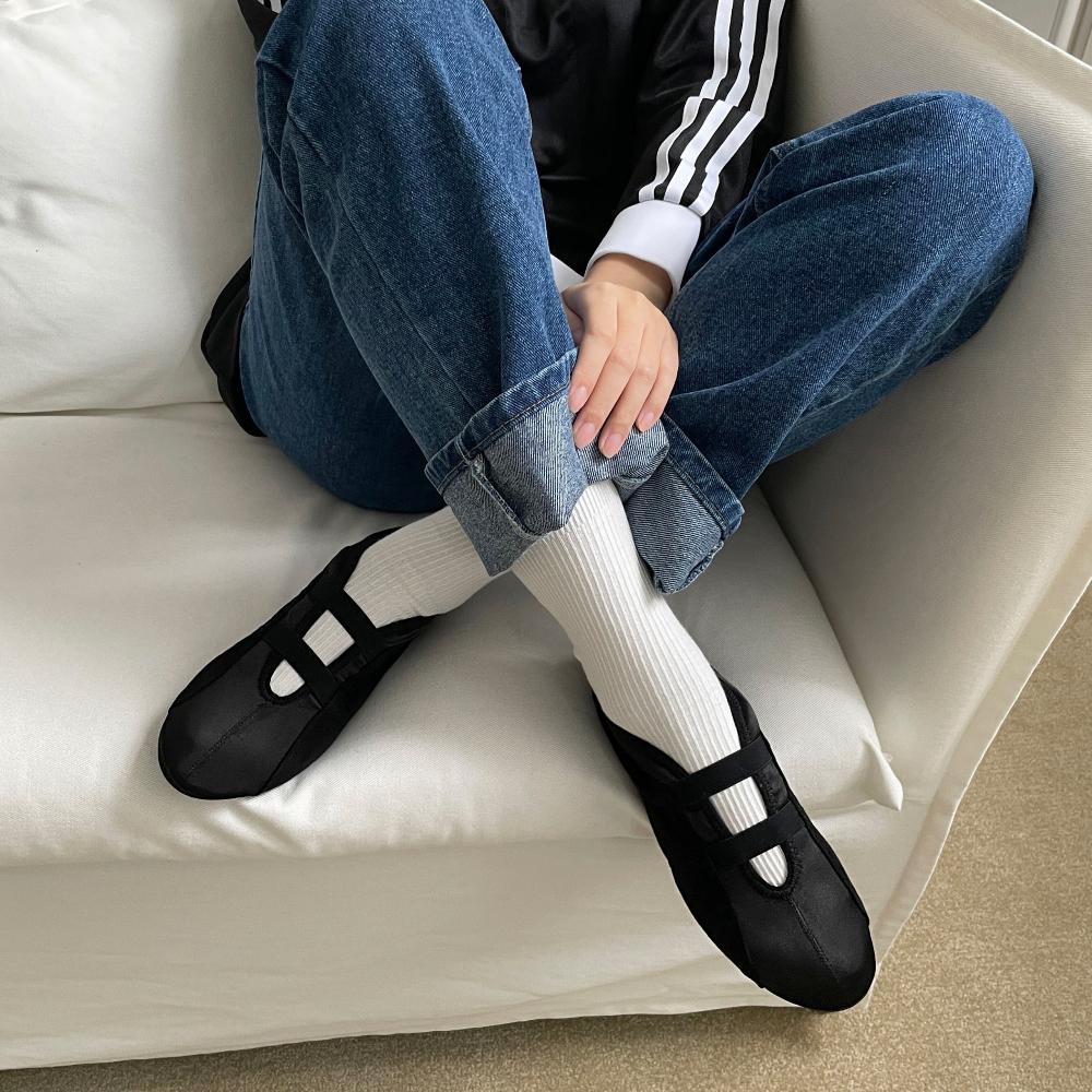 Women’s Ballet Flats Comfortable Elastic Band Slip-on Shoes