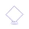 Colorful 3D Floating Picture Frame Shadow Box Jewelry Display Stand Ring Pendant Holder Protect Jewelry Stone Presentation Case