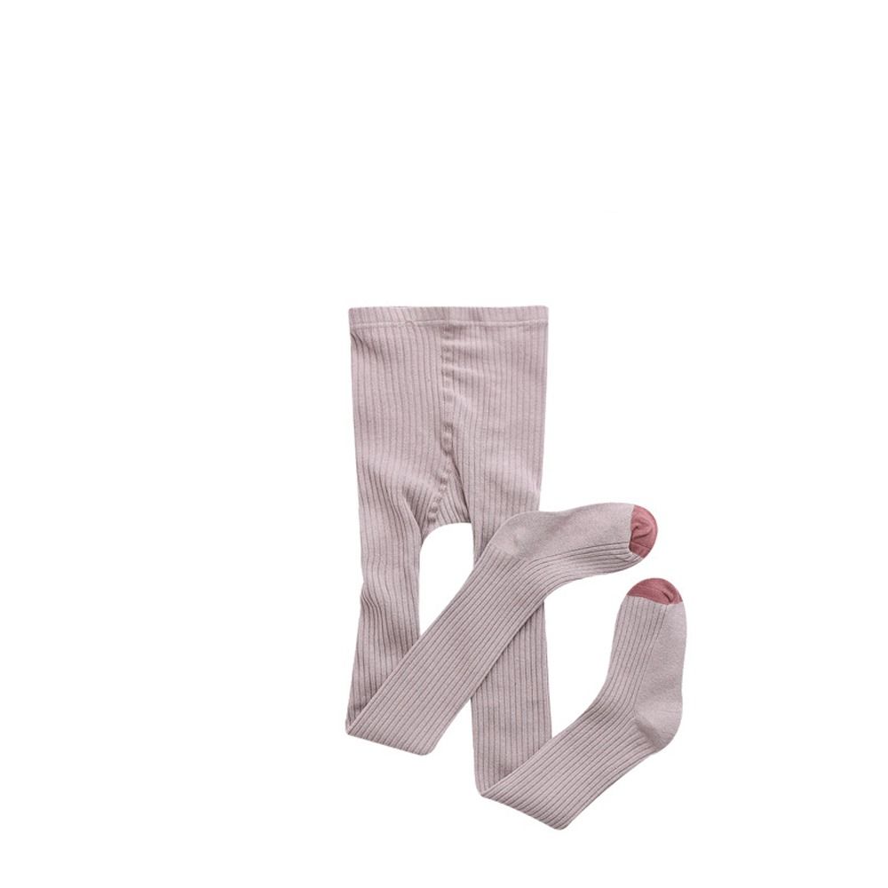 

Autumn Winter Girls Trousers Cotton Baby Stockings Girl Knitted Tights Child Pantyhose Candy Color purple-2XL
