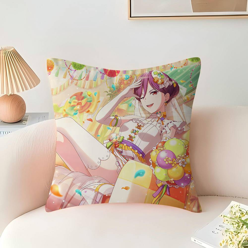 Kaoru Seta Pillowcase Toon Gift Cushion Cover Bedroom Home Sofa Chair Seat Decor Pillow Case