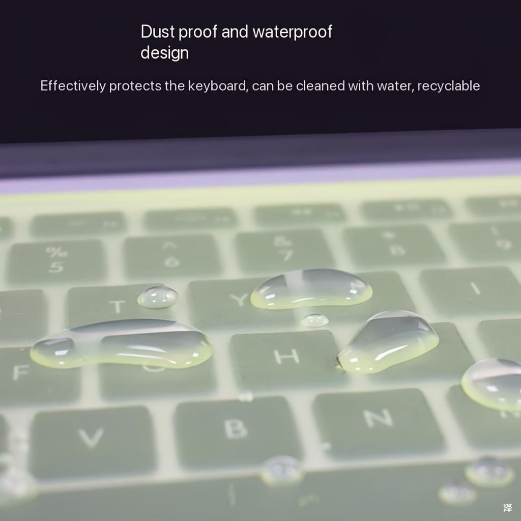 1pc Ultra-thin Silicone Keyboard Protective Film | Waterproof and Dustproof | Suitable for 12-14 Inch Notebook Computers