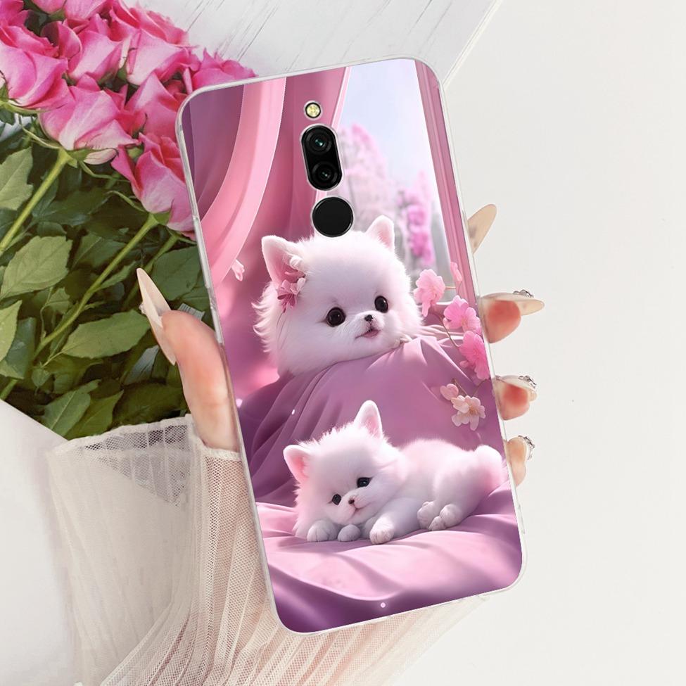 Transparent Cover For Redmi 8 Case Cute Fashion Funny Painted Casing For Xiaomi Redmi 8 M1908C3IC MZB8255IN M1908C3IG M1908C3IH