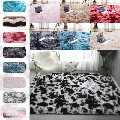 Wohnzimmer-Teppich, Dekoration, flauschig, weich, große Teppiche, helle Farbe, rutschfeste Bodenmatte, Schlafzimmer, Arbeitszimmer, waschbare Teppiche, Teppiche, 160 x 230 cm