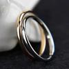 1Pc Women/Girl Jewelry Wedding Band Fashion Ring Wedding Gift Stainless Steel Thin Stackable 2MM