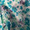 Floral Rayon Fabric Summer Digital Printed Thin Flower Tree for Sewing Pajamas Dresses 100*145cm