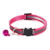 Reflective Breakaway Cat Collar Neck Ring Necklace Safety Elastic Adjustable with Bell Pet Products Kitten Collar Accessories