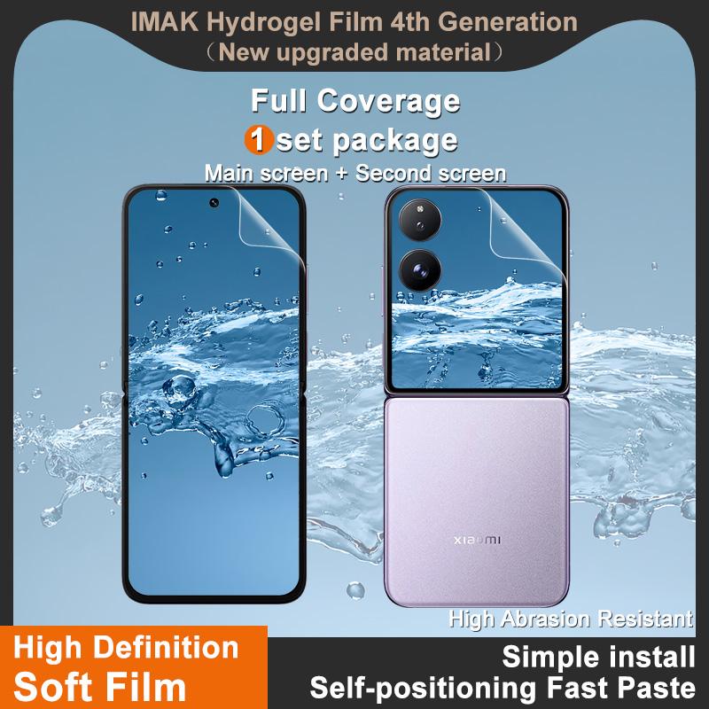 For Xiaomi MI MIX Flip 2 5G Glass IMAK Hydrogel Film 4th Generation Full Coverage Screen Protector