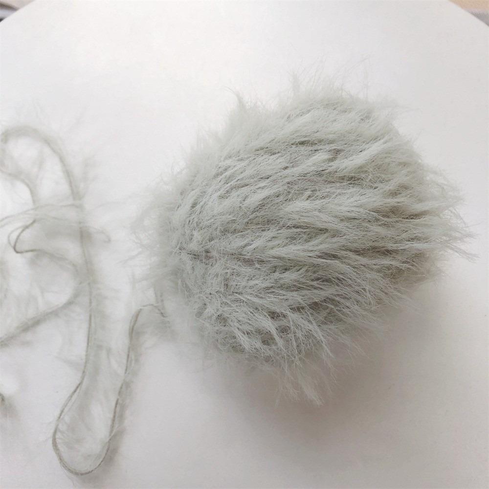 Hand-mixed Mink Fleece Yarn Long Hair Imitation Mink Yarn Soft Fine Wool Yarn For Hand Crochet