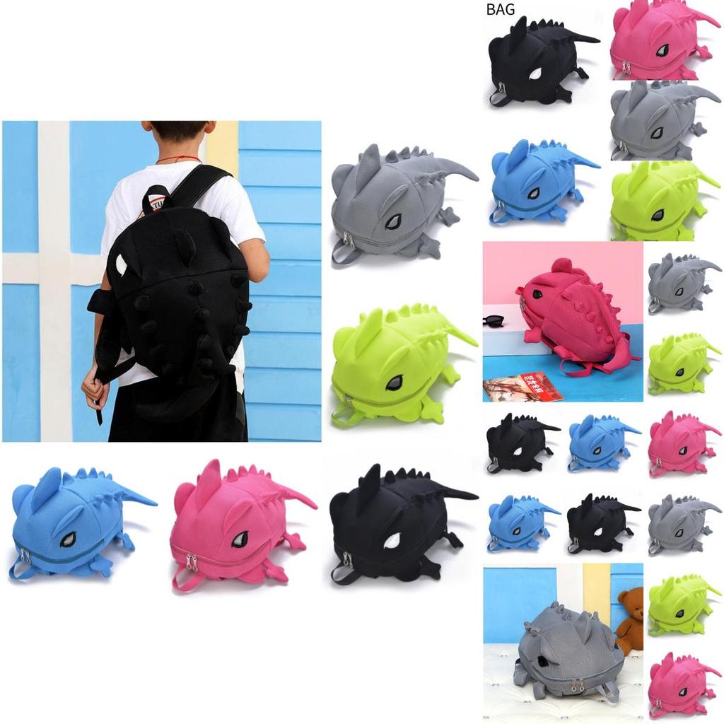 Colorful Chameleon School Backpack For Kids