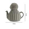 Cute Acrylic Knitted Tea Set for London Pottery, 2 Cup Size, Gift (Brown - One Piece)