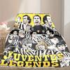 1 Stück Juventus Fußballclub Decke, Gemütliche Bedruckte Überwurfdecke, Ein Herzliches Geschenk für Ihre Familie und Freunde