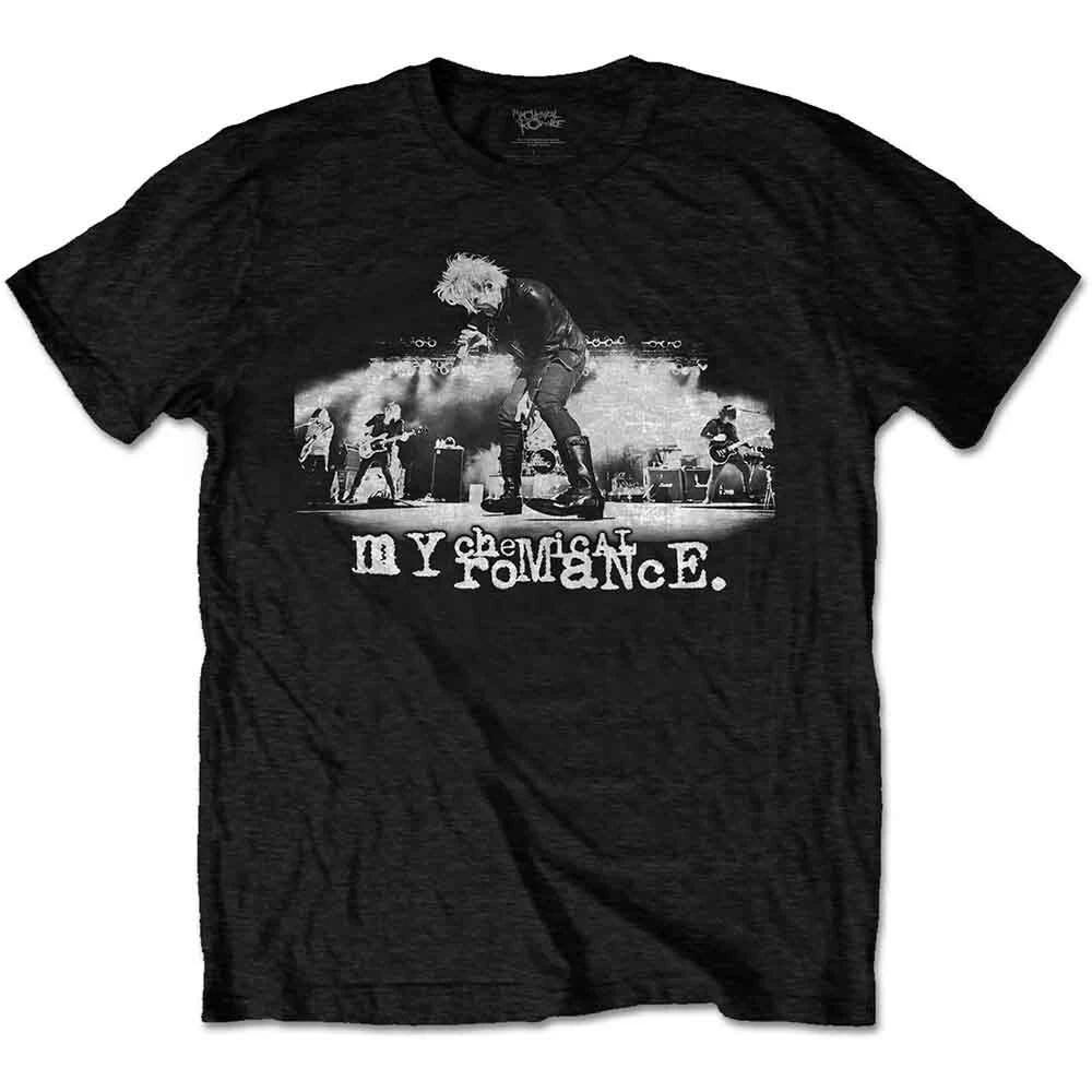 My Chemical Romance T Shirt MCR Live Band Logo Official Mens Black M 4XL