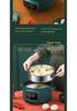 Multi-Functional Electric Cooker: Hot Pot, Stir-Fry, and Noodle Maker for Dorms and Bedrooms