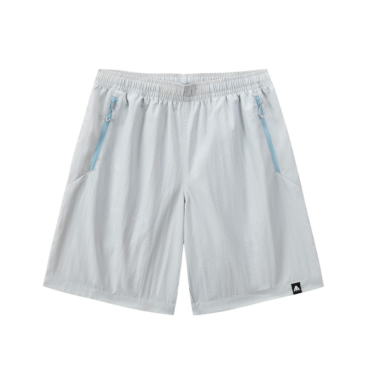 Anta Outdoors Woven Sports Shorts Summer Casual Men shorts White-Mist-Gray 952626501-5 S